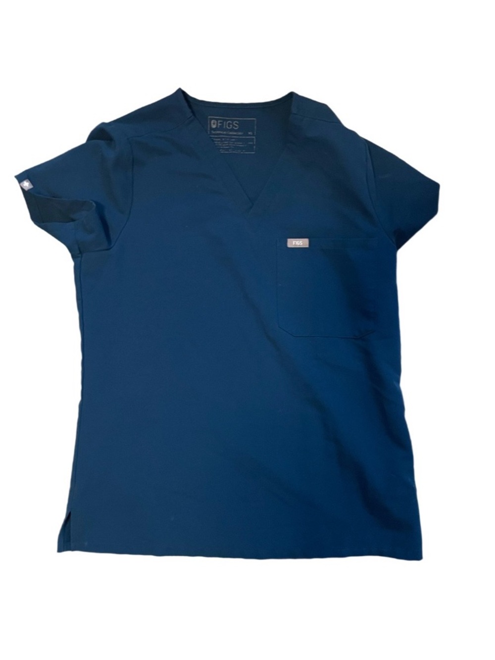 Figs Navy Scrub Set with Teal Undertones - Picture 3 of 5